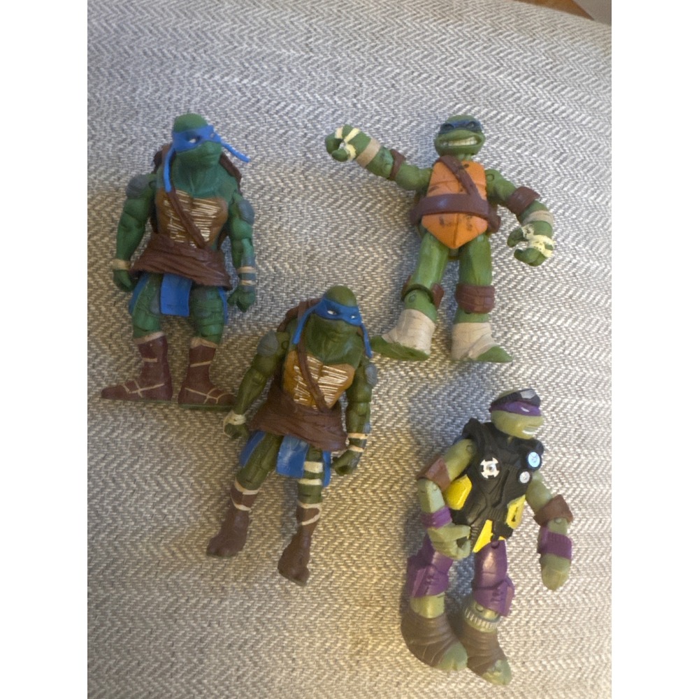 TMNT 2012‎ Playmates Leonardo Donatello Figure Lot Stealth Tech Nickelodeon
